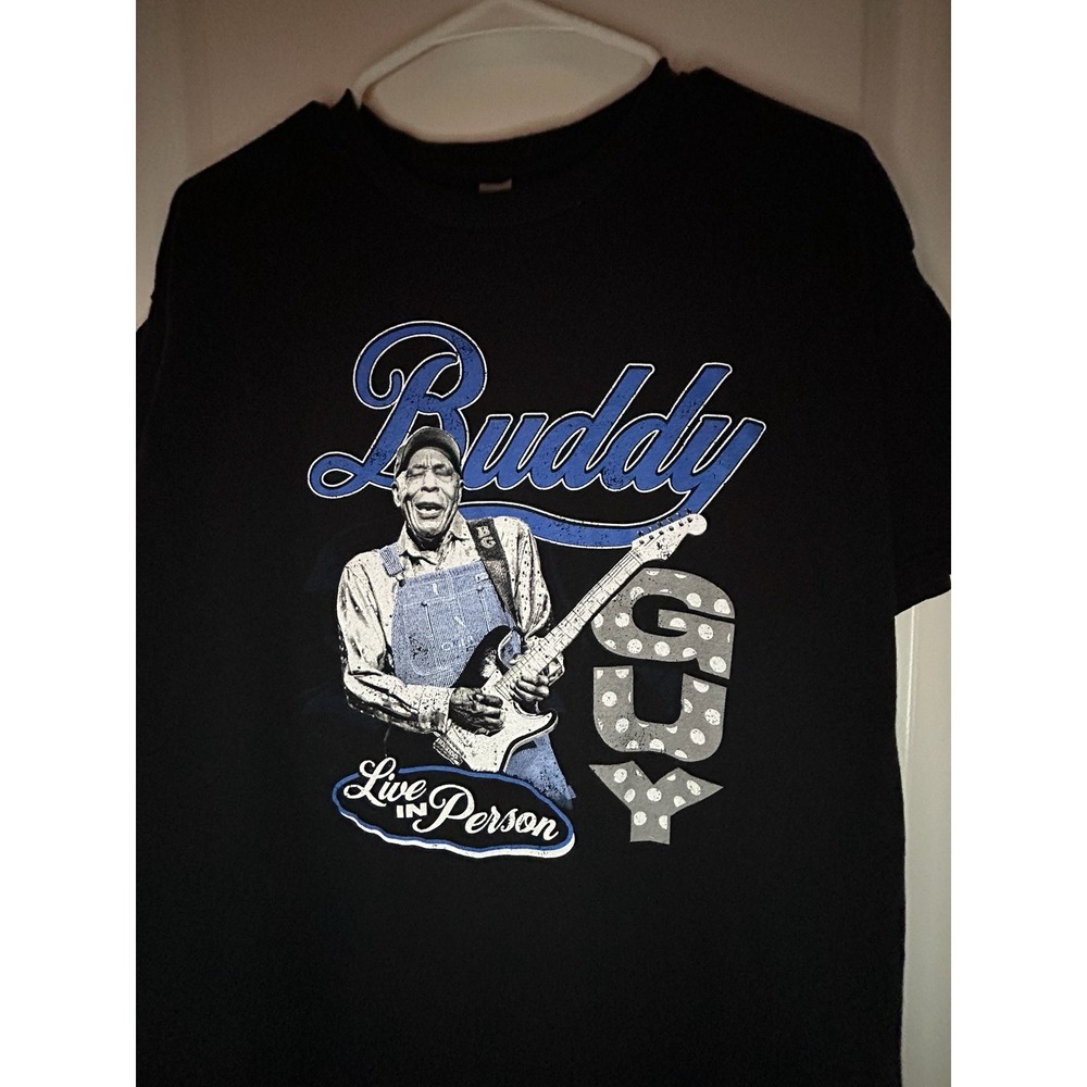 Buddy Guy " Damn‎ Right Farewell Tour" Double Sided Graphic Music Tour T-Shirt